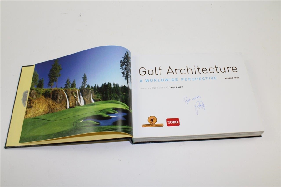 2008 'Golf Architecture: A World Perspective' Vol. 4 Ltd Ed #91/100 Book Signed by Author Paul Daley