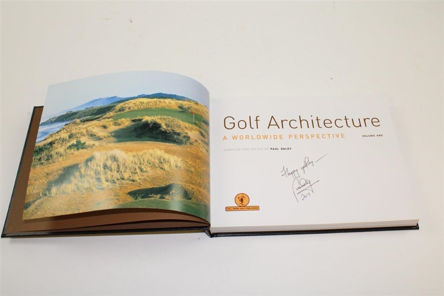 2002 'Golf Architecture: A World Perspective' Vol. 1 Ltd Ed #76/100 Book Signed by Author Paul Daley
