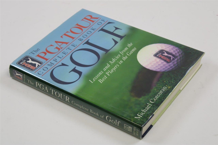 1999 'The PGA Tour Complete Book of Golf' Book Signed by Author Michael Corcoran