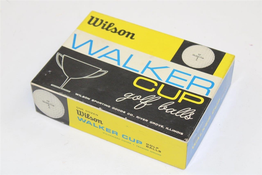 Vintage Dozen Walker Cup Golf Balls by Wilson Co. in Original Box