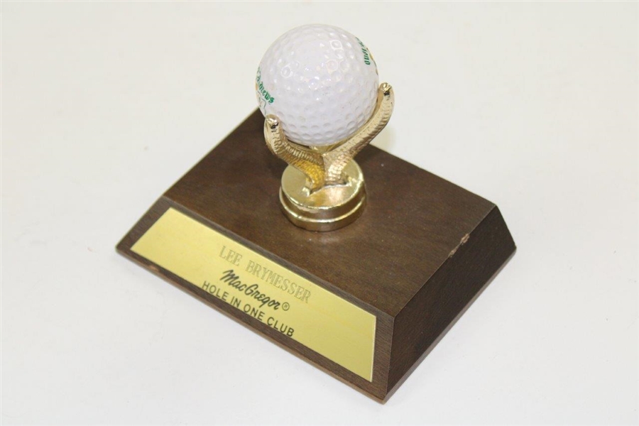 MacGregor Hole-In-One Club Award with St. Andrews Logo Ball