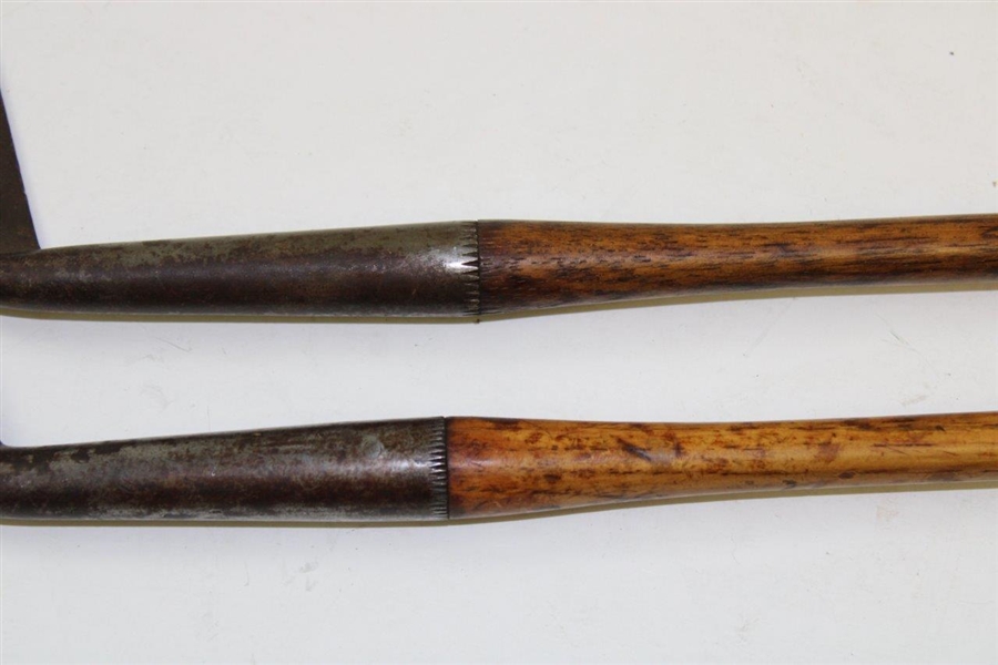 Circa 1895 & 1898 Spalding & The Spalding Special Smooth Face Iron & Lofter with Shaft Stamps