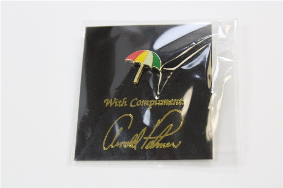 Patty Aikens' Personal Arnold Palmer 'A Personal Journey' Book with & Umbrella Pin