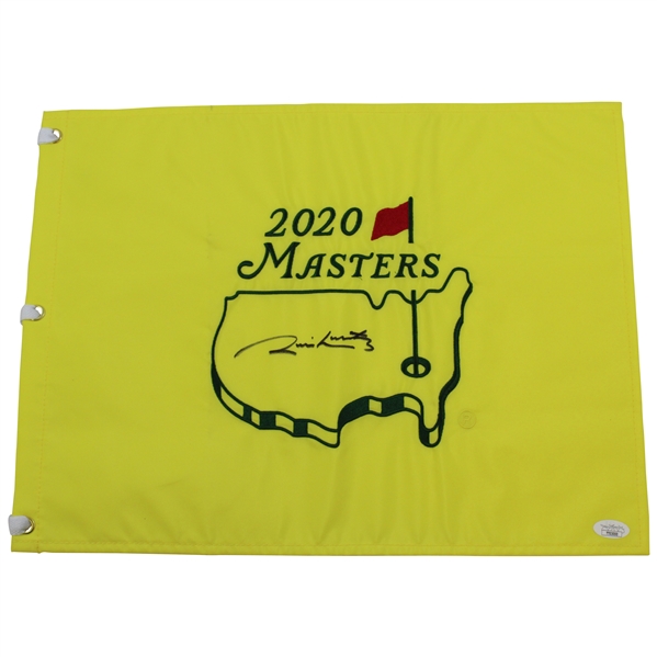 Jim Nantz Signed 2020 Masters Embroidered Flag JSA #TT03000