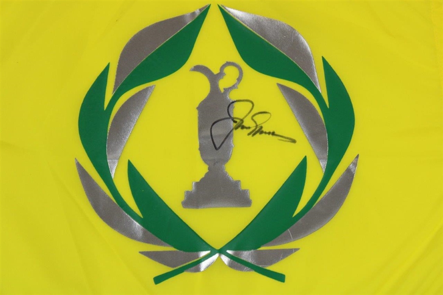 Jack Nicklaus Signed Classic Memorial Souvenir Flag with Tag Still Attached JSA ALOA
