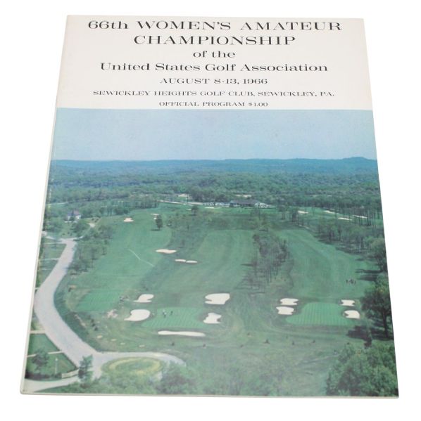 1966 U.S. Amateur Women's Golf Program  - Sewickley Heights GC