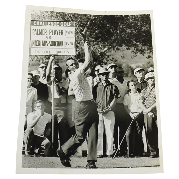 Arnold Palmer Challenge Golf Wire Photo - Palmer/Player vs. Nicklaus/Souchak - 1/11/1964