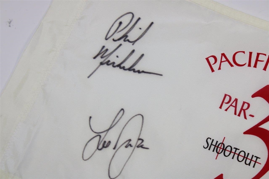 Phil Mickelson, Lee Trevino, Ray Floyd, & Hale Irwin Signed Par 3 Shootout Flag JSA ALOA