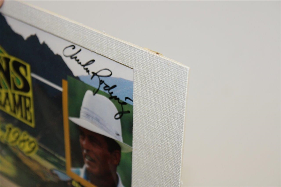 Arnold Palmer, Chi-Chi, Casper & Player Signed 1989 Senior Skins Poster JSA #B47355