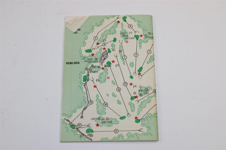 1972 Masters Tournament Official Spectator Guide - Jack Nicklaus Winner