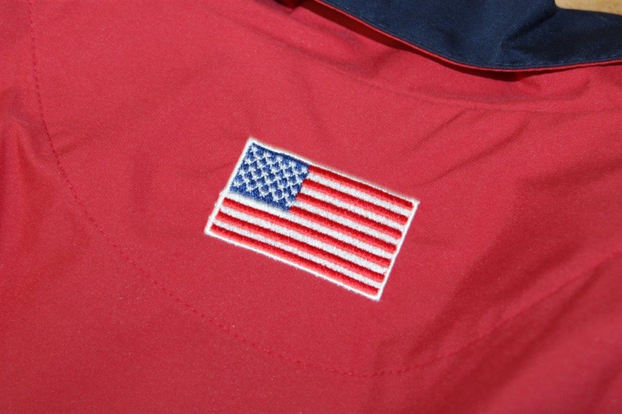 Chris DiMarco's Team USA Issued The President's Cup Red Half Zip Size L Windvest