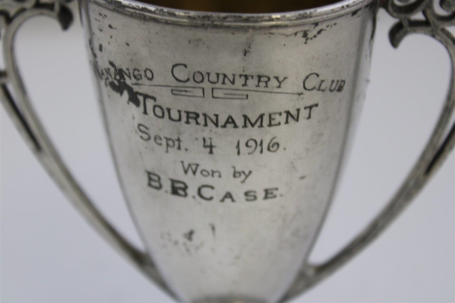 1916 Wanango Country Club Tournament Trophy Won by B.B. Case