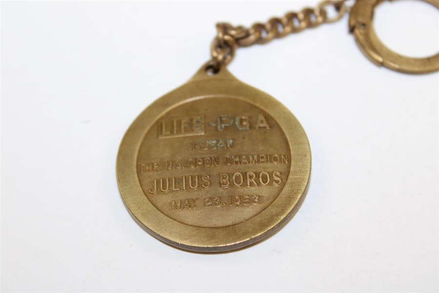 1953 Julius Boros National Golf Day Medal with Insert & Box