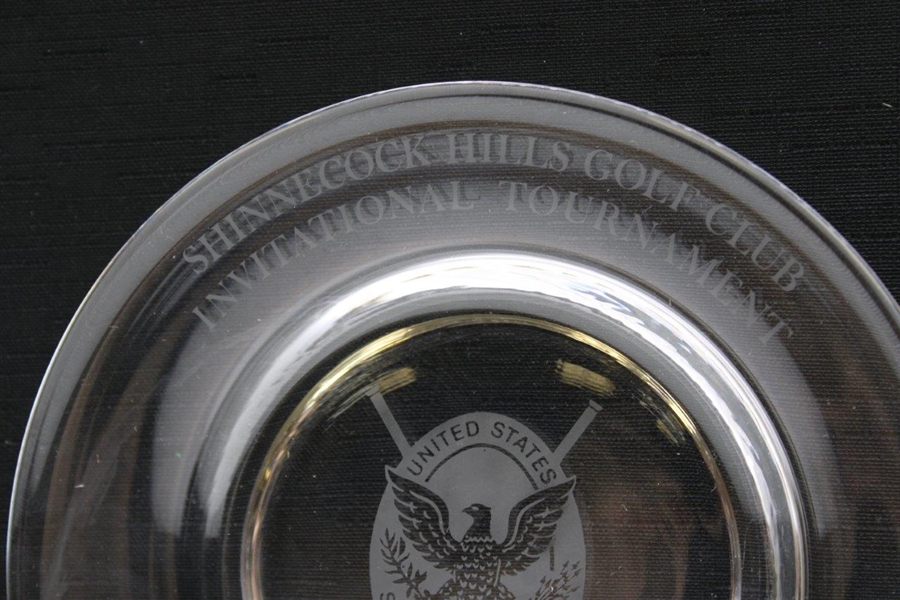 1978 USSGA Shinnecock Hills Inv Tournament Tiffany & Co. Crystal Golf Trophy Plate