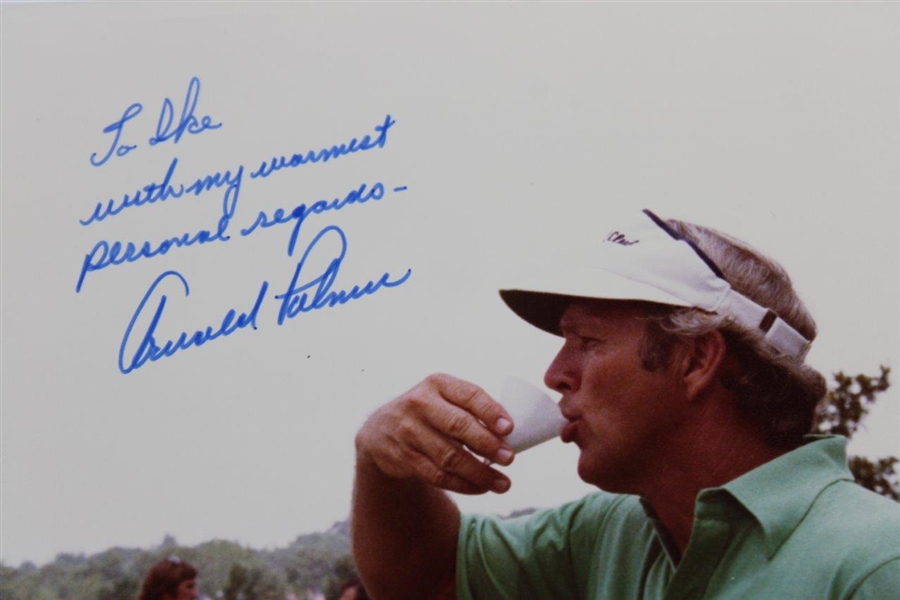 Arnold Palmer Perfectly Signed & Inscribed Photo to Ike Grainger JSA ALOA