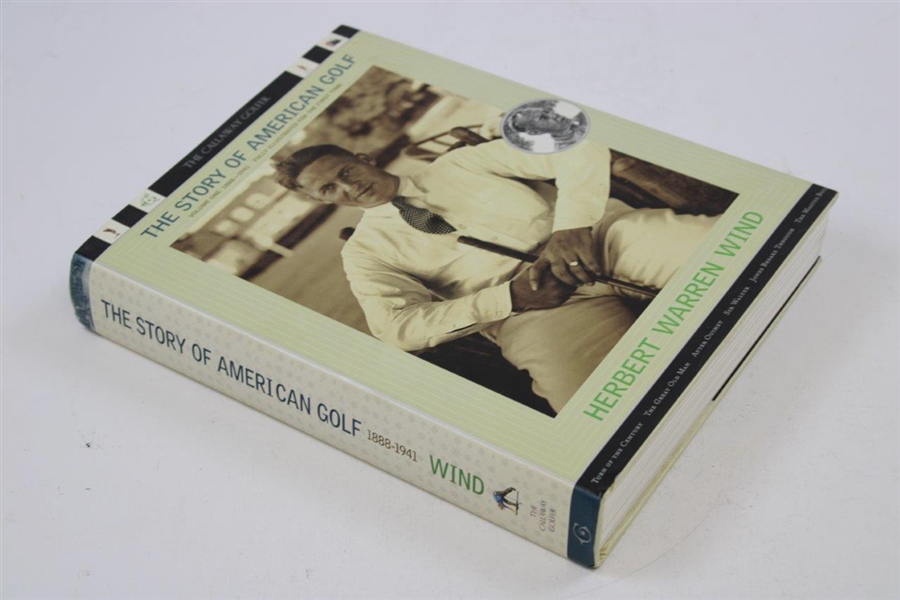 The Story of American Golf' Vol 1 Fully Illustrated Book Signed by Author Herbert Warren Wind