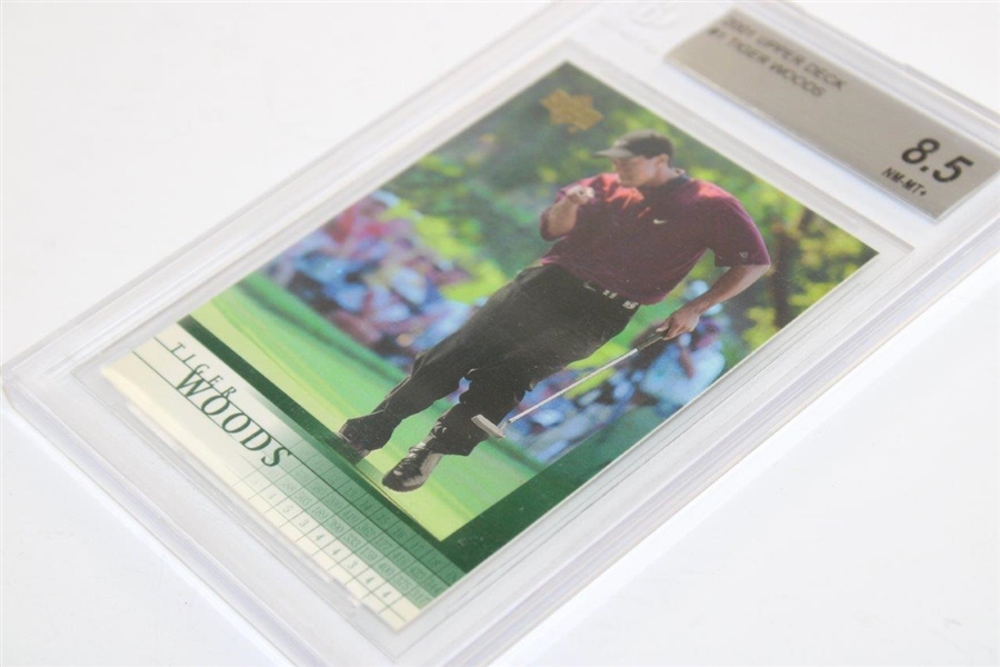 Tiger Woods 2001 Upper Deck Card BECKETT #0001288234 NM-MT 8.5