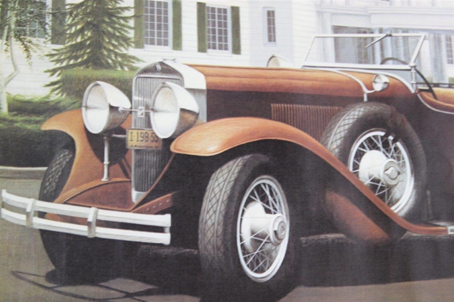 'Walter Hagen with His Roadster' Maryann Lasher Poster