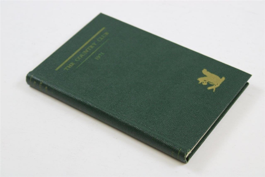 1971 The Country Club at Brookline Hard Cover Club Year Book