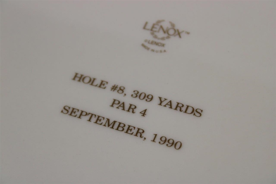 Vinny Giles' Pine Valley Golf Club 75 Years John Arthur Brown Trophy Lenox Plate - 1913-1988