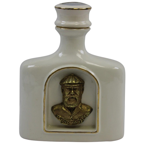 St Andrews 'The Old Course'/Old Tom Gold Leaf Ltd Ed Decanter by Artist Bill Waugh #15/50