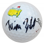 Will Zalatoris Signed Masters Logo Golf Ball JSA #AC31342
