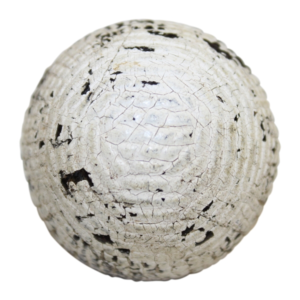 Circa 1870's Forgan Pattern Hand Hammered Gutty Golf Ball in Good Condition