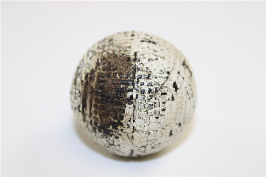 Circa 1870's Forgan Pattern Hand Hammered Gutty Golf Ball in Good Condition