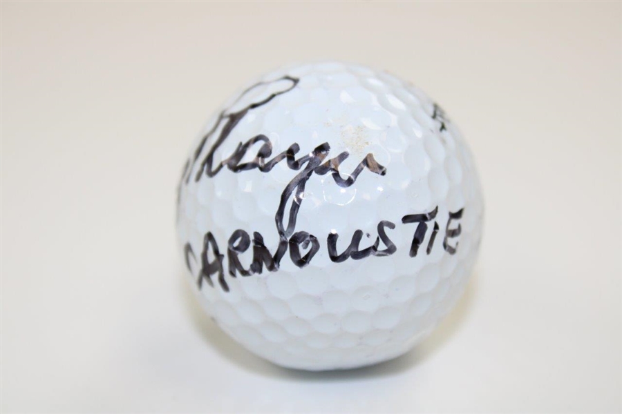 Gary Player Signed 1999 OPEN Championship at Carnoustie Used Golf Ball with Letter JSA ALOA