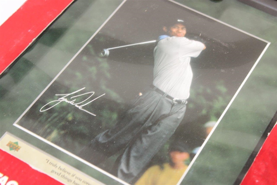 Tiger Woods Collection 2004 Upper Deck Framed Photo Set