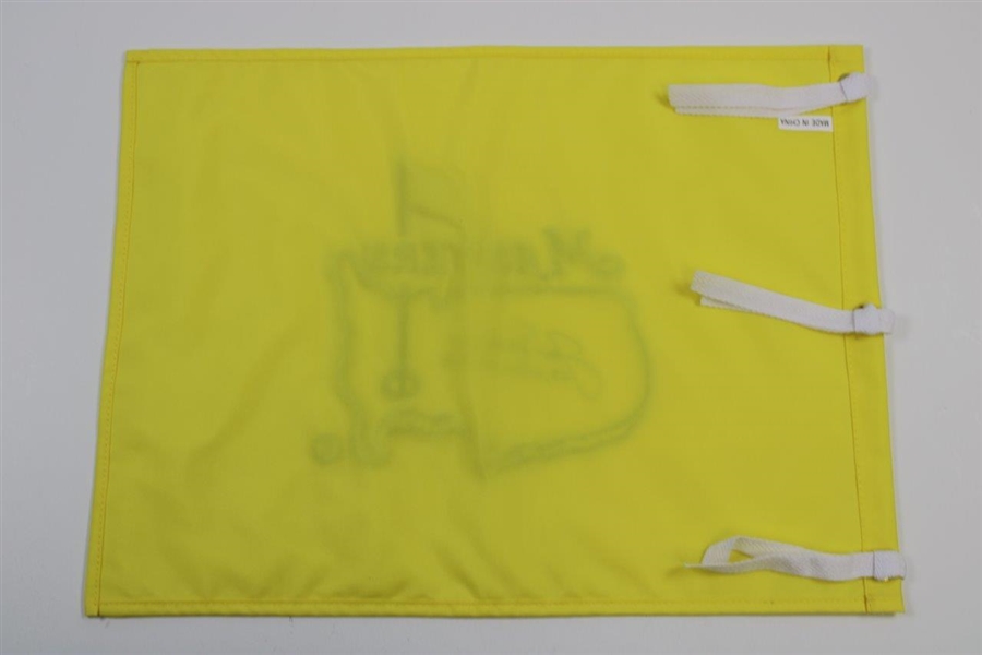 Jack Nicklaus Signed Undated Masters Embroidered Flag With Years Won JSA ALOA