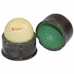 Circa 1920s Golf Ball Mold WJ1 with Royal Logo Golf Ball