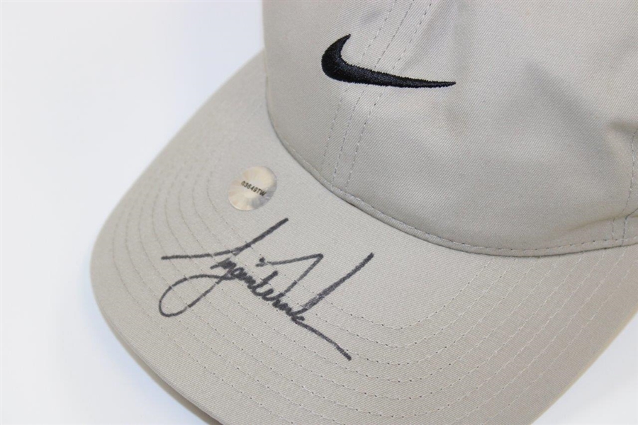Tiger Woods Signed Khaki Nike Hat - Unused JSA ALOA