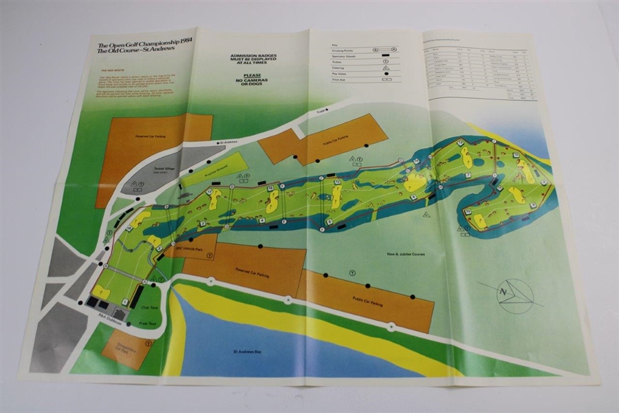 1984 British Open at St Andrews Programme