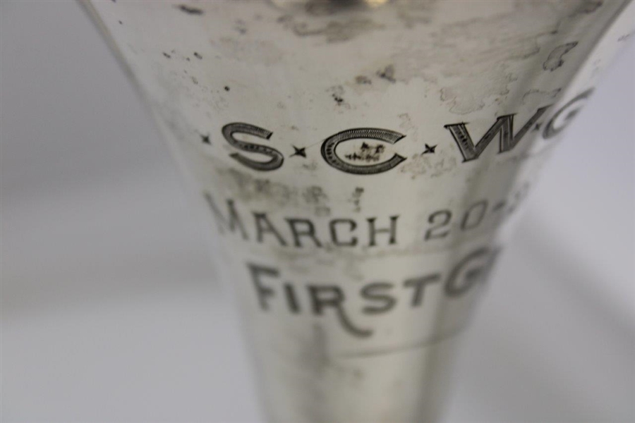 S.C.W.G.A First Gross Trophy April 20-21 1911 Won By Kathrine W. Mellus