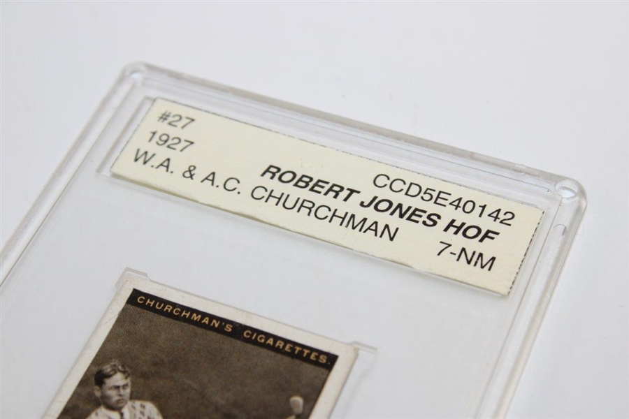 1927 Robert Jones Hof Wa + Ac Churchman 7-Nm