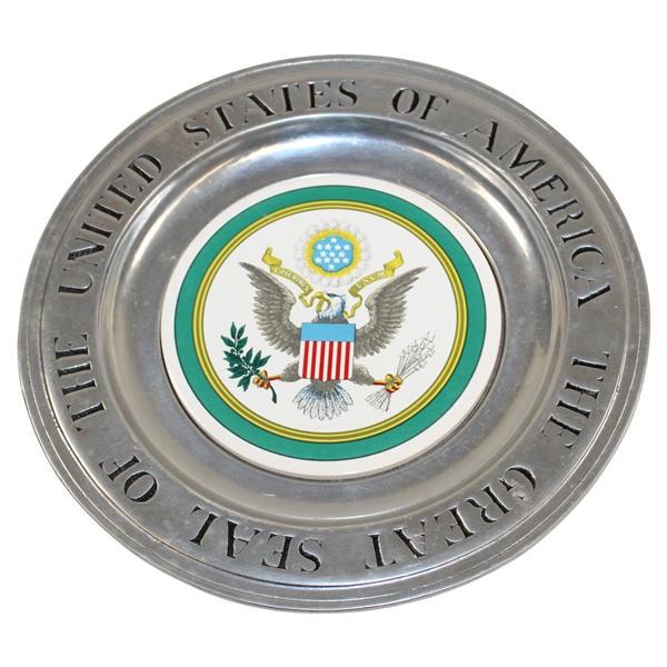 The Great Seal of The United States of America Pewter Plate 