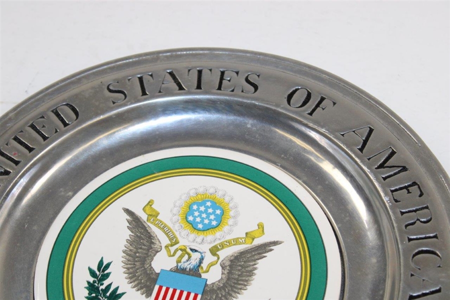 The Great Seal of The United States of America Pewter Plate 