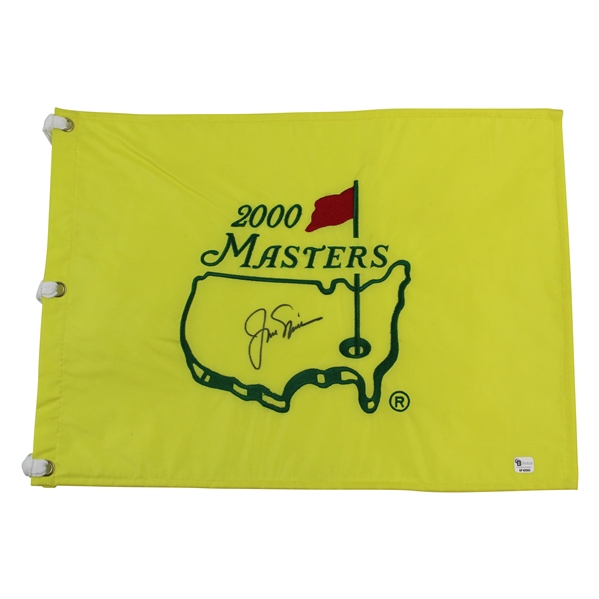 Jack Nicklaus Signed 2000 Masters Tournament Embroidered Flag JSA ALOA