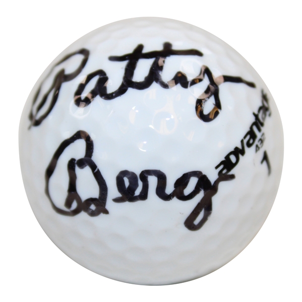 Patty Berg Signed Wilson Advantage 432 1 Logo Golf Ball JSA ALOA