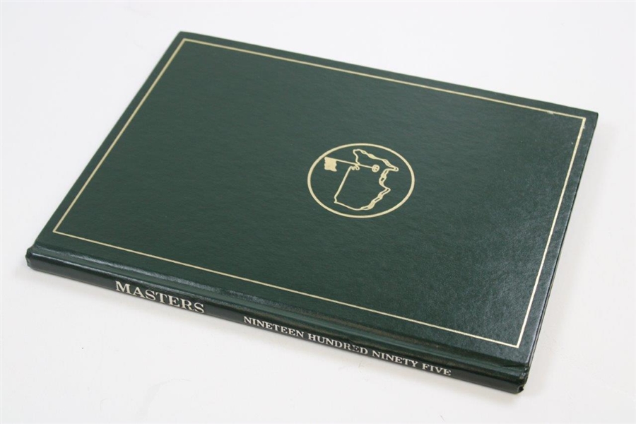 1995 Masters Tournament Green Annual Book - Ben Crenshaw Winner