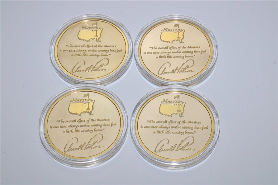 Arnold Palmer Ltd Ed Masters Commemorative Coins Set in Original Emerald Box with COA #229/750
