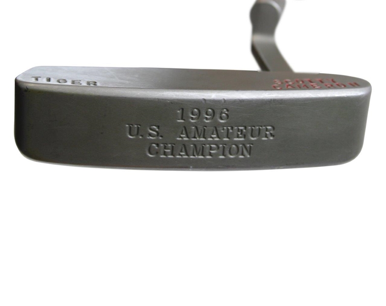 Tiger Woods' Personally Gifted Scotty Cameron 1996 US Amateur Newport Victory Putter in SSS with COA #A-057357