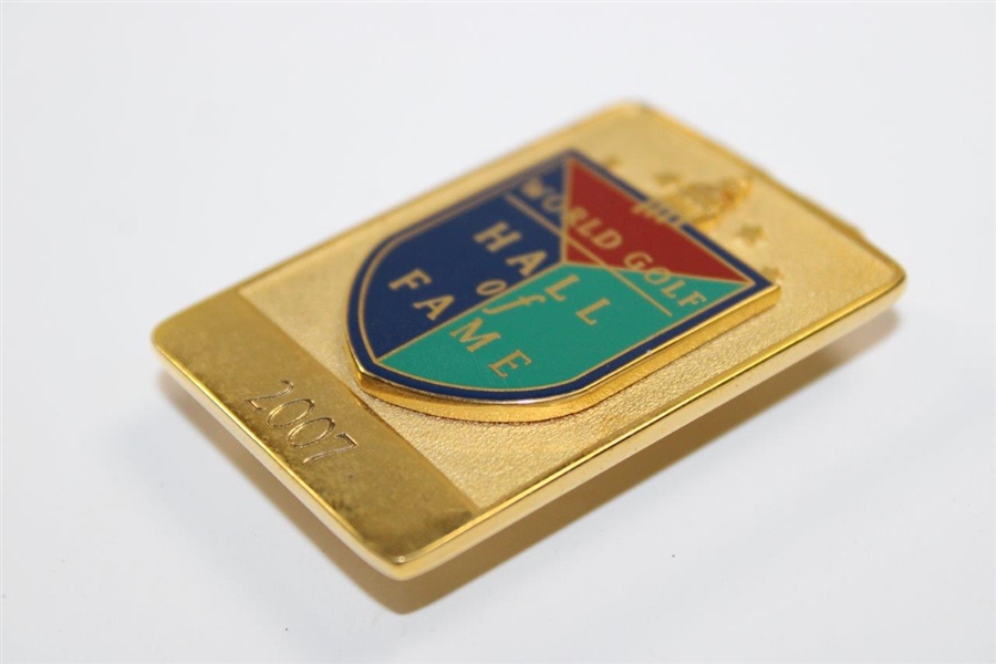 2007 World Golf Hall of Fame Money Clip in Box