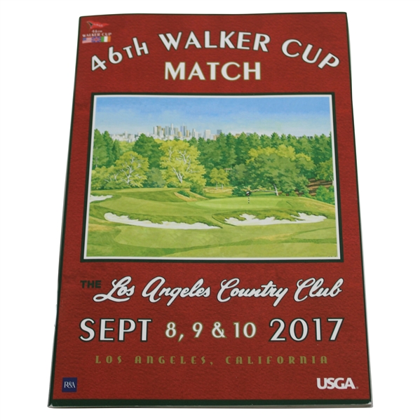 2017 Walker Cup at Los Angeles Country Club Official Program