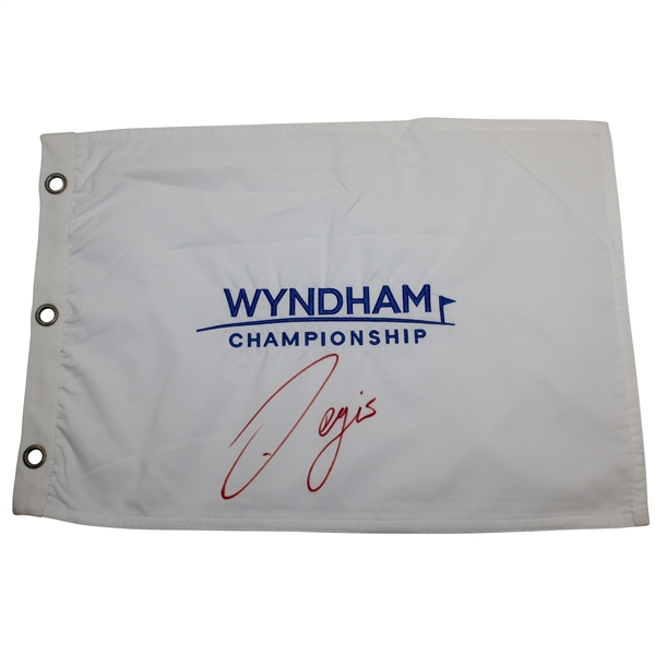 Sergio Garcia Signed Wyndham Championship Flag JSA ALOA