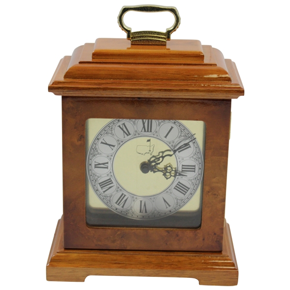 2013 Augusta National Golf Club Ltd Ed Employee Masters Gift Burlwood Clock in Box