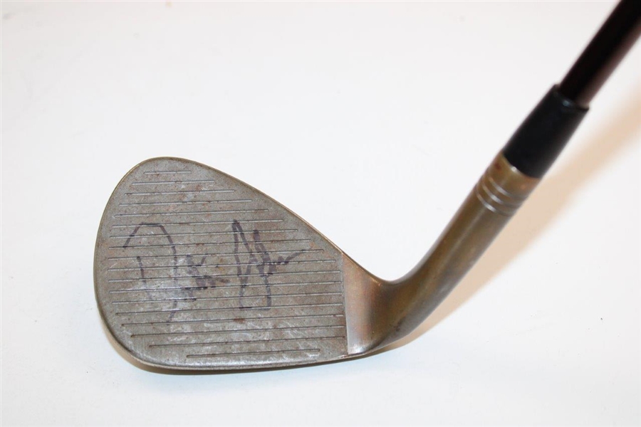 Dustin Johnson Twice Signed TaylorMade DJ Personal Wedge - Golf4Her Collection JSA ALOA