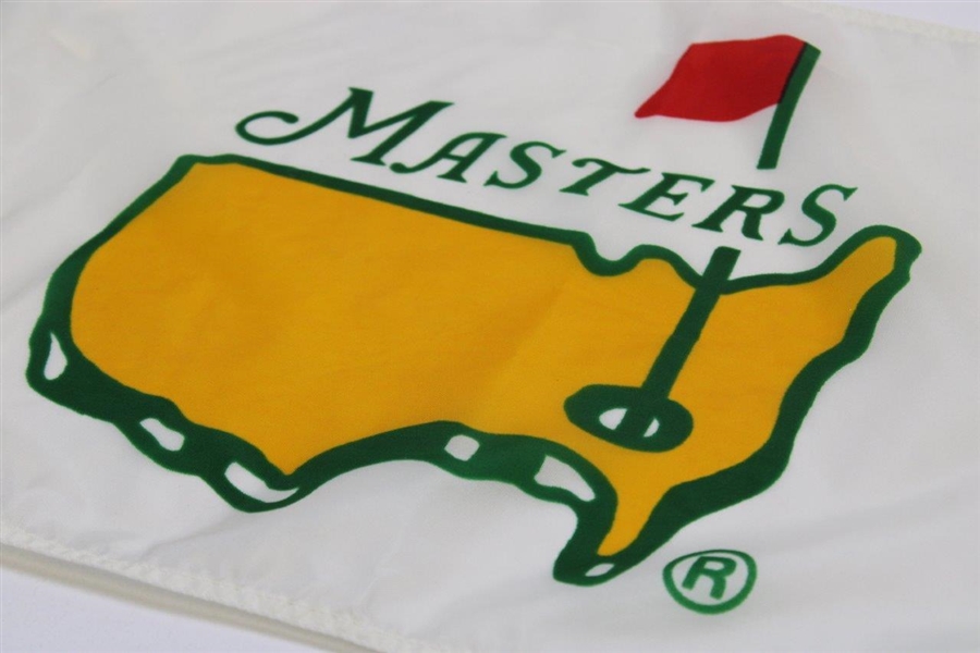 Classic 1993 Masters Tournament White with Yellow Logo Flag - 1st Masters Souvenir Flag