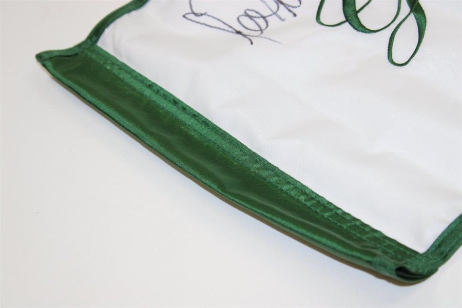 Lee Trevino Signed The Greenbrier Embroidered Course Flag JSA ALOA
